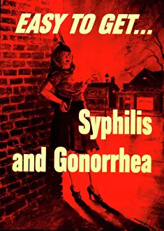 Transmitted: WWII STD Poster, Easy to Get