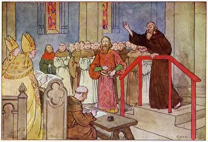 Influence: Wycliffe explains his thoughts before the Archbishop