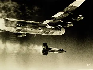 B 52: X-1 Launched from Converted B-52 Bomber