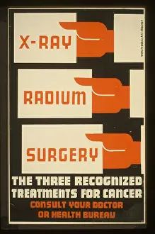 Radium: X-Ray, radium, surgery - the three recognized treatments for