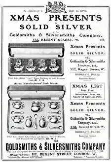 Jul21: Xmas presents in solid silver, Goldsmiths & Silversmiths Co
