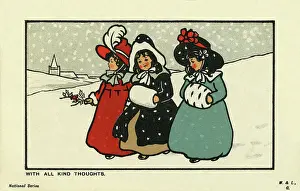 Muffs: Xmas scene with children