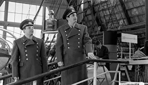 Oslo: Y.A. Gagarin and V.F. Bykovsky visit Norway