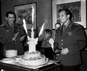 Cheredintsev: Y.A. Gagarin and V.F. Bykovsky visit Norway
