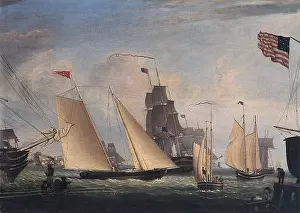 Fitz: Yacht Northern Light in Boston Harbor