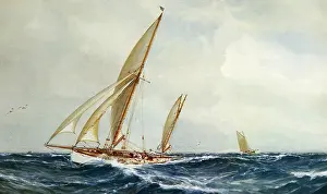 Stiff: A Yacht Running in a Stiff Breeze