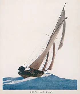 Yachting: YACHT AT SEA