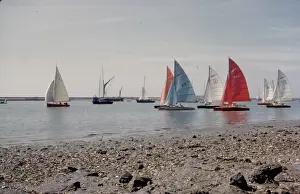 Pebbles: Yachts at Burnham on Crouch, Essex