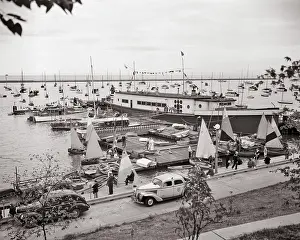 Prc001: Yachts in Marina Harbor Chicago