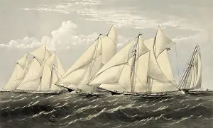 C1871: Yachts on a summer cruise