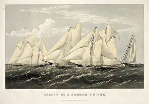 C1871: Yachts on a summer cruise
