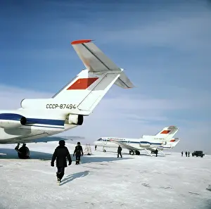 Barnaul: Yakovlev Yak-40 aircraft, 1979