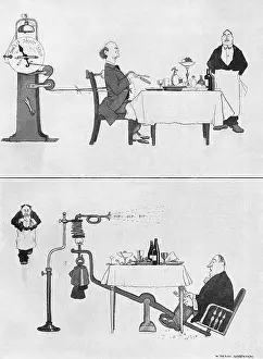 Contraptions: A (Y)appy Idea! by William Heath Robinson, WWI rationing