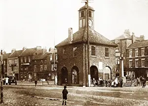 Yarm: Yarm Town Hall, early 1900s