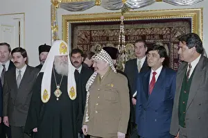 Palestinian: Yasser Arafat visits Russia