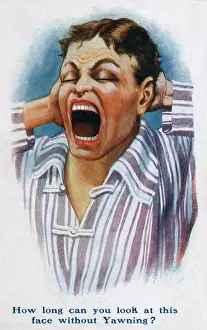 Yawns: Yawning Man - waking up