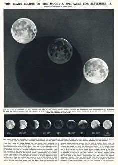 Earths: This Years Eclipse of the Moon 1932
