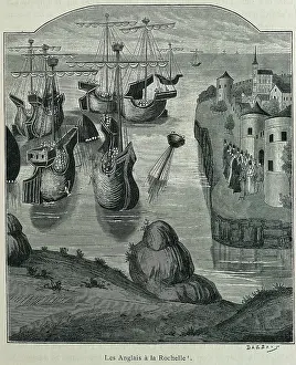 Frenchwomen: Hundred Years War. Battle of La Rochelle of June