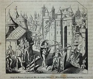 1422: Hundred Years War. Siege of Rouen by the English