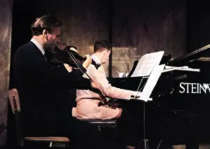 Rehearsing: Yehudi Menuhin and Benjamin Britten Rehearsing
