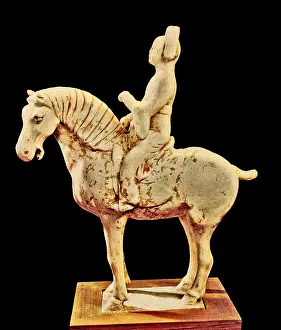 Vigorous: Yellow Glazed Horse