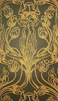 Olbrich: Yellow Tulip Pattern