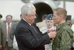 Astrakhan: Yeltsin in Akhtubinsk