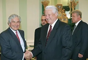 Completing: Yeltsin meets Wolfensohn