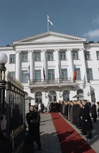 Helsinki: Yeltsin visits Finland