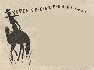 Bucking: Yipee.e.e.e.e.e.e.e.e.e.e.e.e.e - font and graphic in Do It