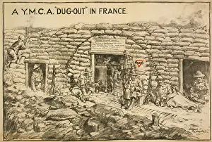 Manhood: A YMCA dug-out in France