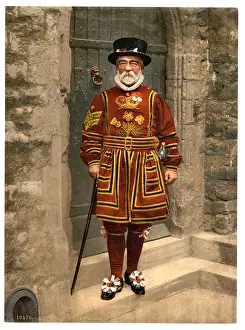 Beefeater: A yoeman of the guard (Beefeater), London, England