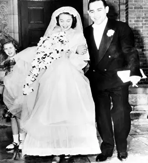 Yogi: Yogi Berra and his bride, Carmen Short, ?