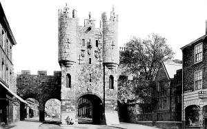 Micklegate: York, Micklegate Bar 1886