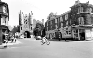 Micklegate: York, Micklegate Bar c1955
