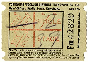 Dewsbury: Yorkshire Bus Ticket