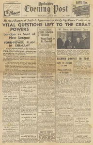 Sectors: Yorkshire Evening Post - Germany divided into four zones