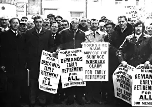 Mineworkers: Yorkshire N.U.M. leaders