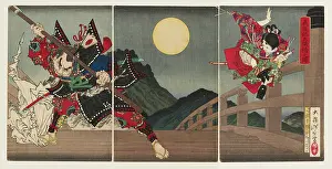 1159: Yoshitsune and Benkei at Gojo Bridge