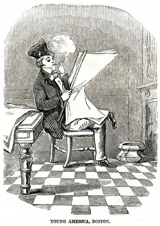 Cheroot: Young American Man, Boston 1856