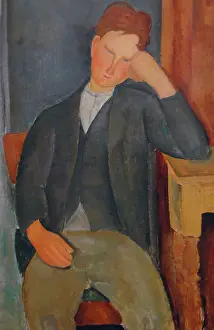 Thoughtful: The Young Apprentice by Amedeo Modigliani