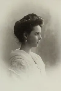 Gorizia: Young aristocrat in profile to the right