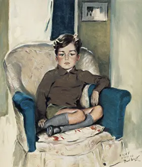 Young boy by David Wright