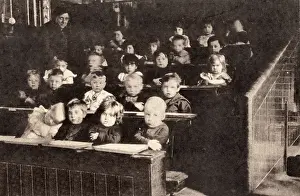 Banked: Young children in a classroom