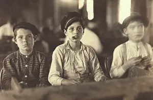 Tampa: Young Cigarmakers. Three young boys at work ?