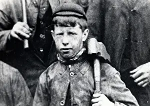 Young collier, Saundersfoot, Pembrokeshire, South Wales