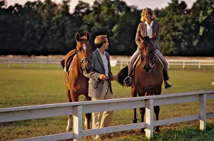 Laf002: Young Couple with Horses