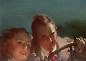 Devote: Young Couple racing in Car