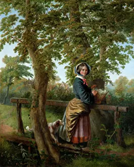 Attributed: Young Girl with a Basket of Eggs
