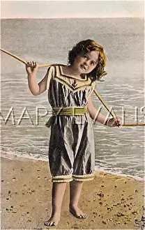 Paddlers: YOUNG GIRL ON BEACH